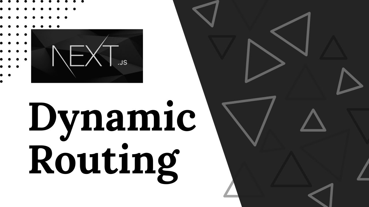 Routing in next js tutorial | Dynamic Routes - YouTube