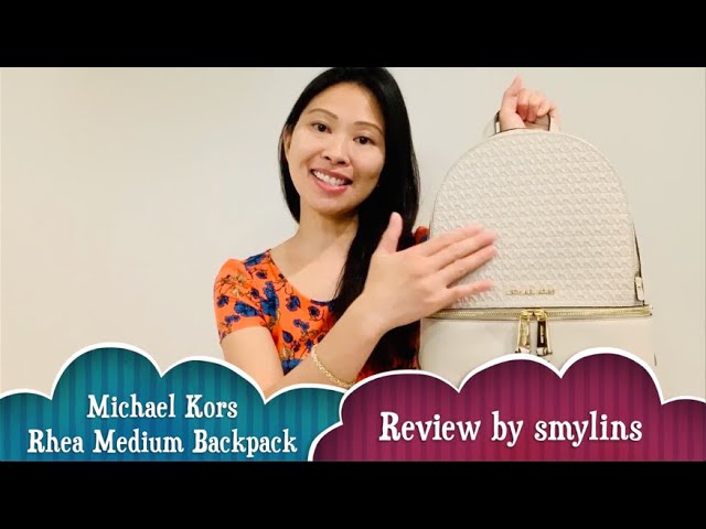 Michael Kors Michael Kors RHEA MEDIUM COLOR-BLOCK LOGO Backpack - Stylemyle