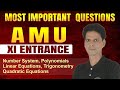 MOST IMPORTANT QUESTIONS | AMU XI ENTRANCE | SARTAJ SIR