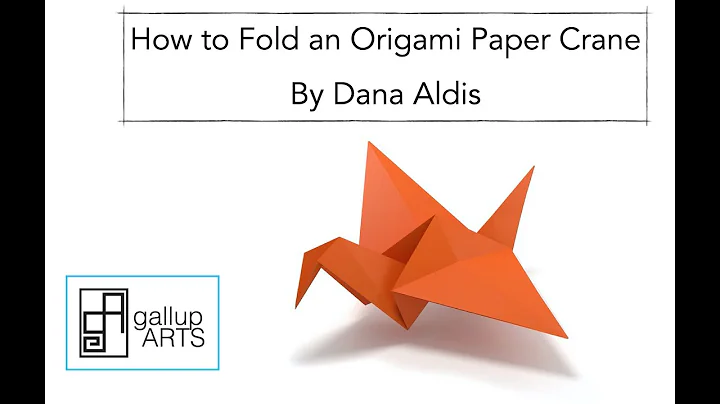 How to Fold an Origami Paper Crane by Dana Aldis (...