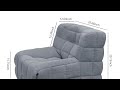 🪑 Cloud Sectional Couch | Comfortable Floor Sofa for Small Spaces