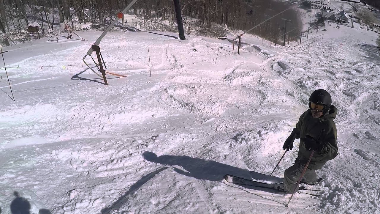 Killington, Outer limits after some new snow. Feb 2016 YouTube