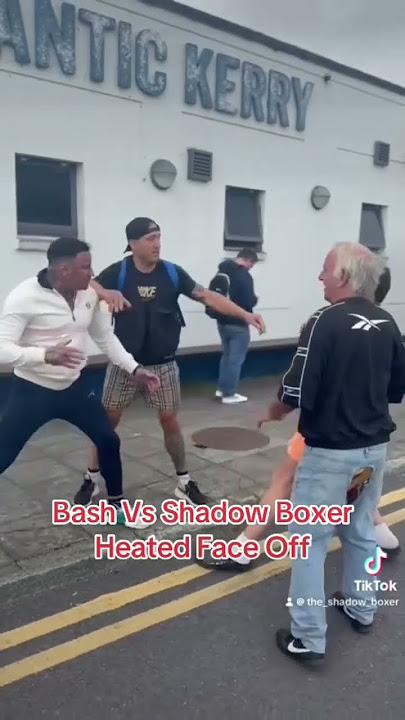 FIGHT AT IRISH AIRPORT COPS ON THE SEEN. BASH VS THE SHADOW BOXER