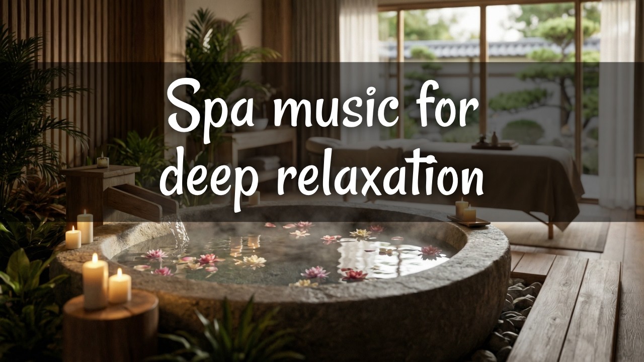 Relaxing Spa Music 🌿 Calm Ambient Sounds for Stress Relief & Deep Relaxation