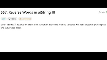 Reverse Words in a String III | @faang-academy