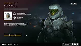 Halo Infinite Firefall Helmet Showcase