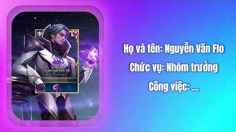 Powerpoint nhạc phonk (MURDER PLOT) | Mẫu powerpoint liên quân | PPT giới thiệu thành viên 8 người