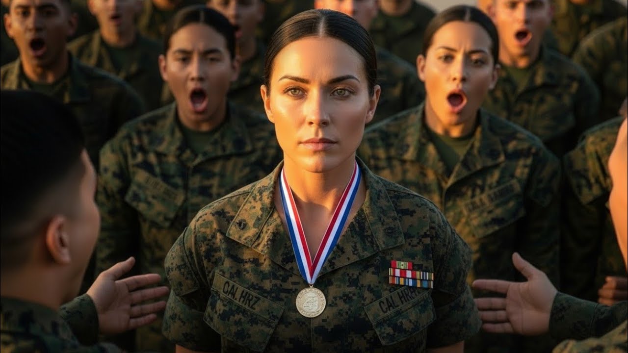 Морпехи сорвали медаль с ее груди, пока не увидели знаки различия за ней