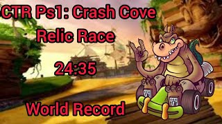 Ctr Ps1 Crash Cove Relic Race 2435 World Record