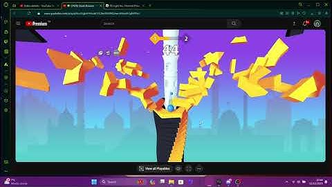 Youtube premium playables: Stack bounce Level 1 - 5