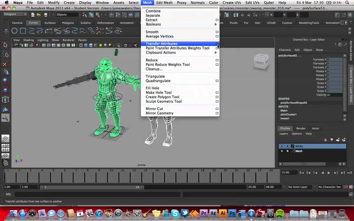 Transferring UVs from one model to the other - YouTube