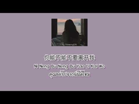 [ซับไทย/คำอ่านไทย/pinyin] 你能不能不要离开我-莫叫姐姐(คุณอย่าไปจากฉันได้ไหม)(ni neng bu neng bu yao li kai wo)