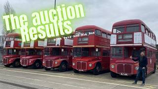 Pete And His Bus, Routemaster buses up for auction and the results.