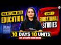 UGC NET Education Paper 2 | UGC NET Education Unit 1 | Educational Studies UGC NET By Dr.Heena Mam