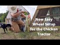 New Easy Wheel Setup for the Chicken Tractor | Mobile Coop 2.0