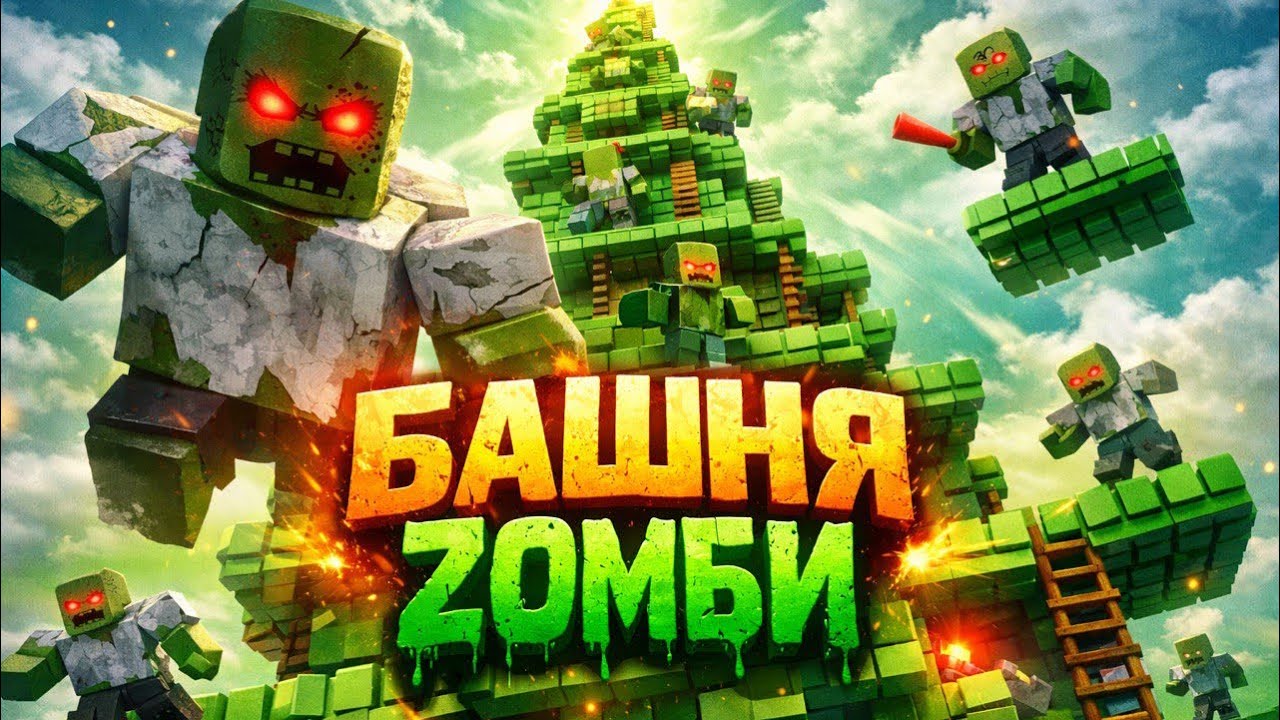 ИГРАЮ В РОБЛОКС 😲Башня Зомби🔥 Любимая Игра