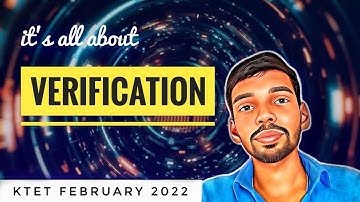 KTET Verification | KTET Exam February 2022 | KTET verification steps