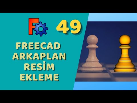 FreeCAD - Arkaplan Referans Resmi Ekleyin