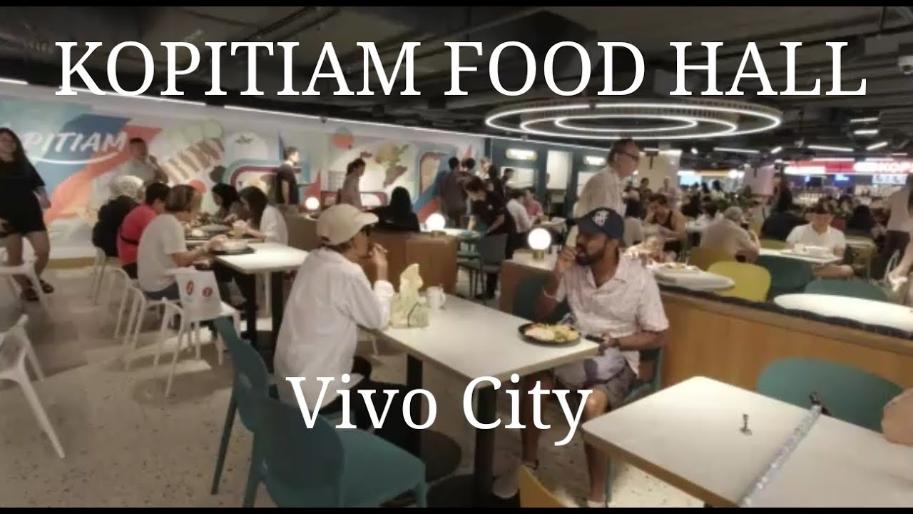 Kopitiam Food Hall at Vivo City. Newly re-opened 5 September. Over 30 Stalls & 616 seats.