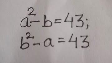 Math Olympiad | How to solve for a and b in this math problem ? #mamtamaam #maths #matholympaid