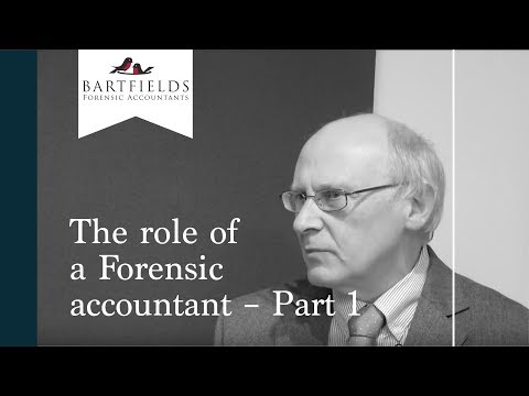 The Role Of The Forensic Accountant   Part 1