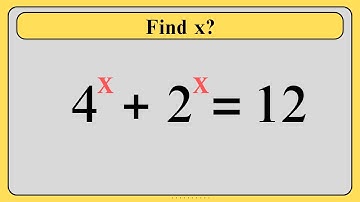 Nice Algebra/Exponent Math Simplification | Find the Value of X