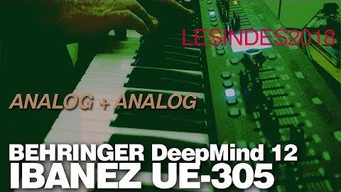 BEHRINGER DEEPMIND 12 // IBANEZ UE-305 VINTAGE ANALOG CHORUS