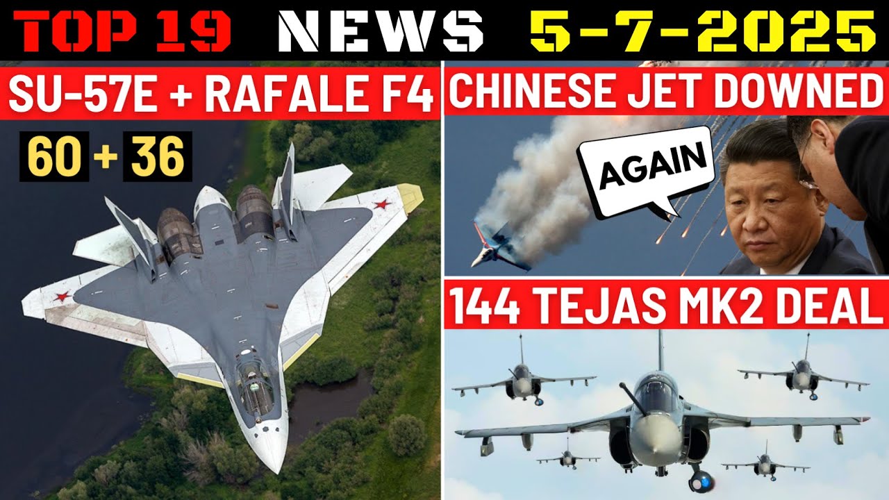 Indian Defence Updates : Su-57 + Rafale Order,144 Tejas Mk2