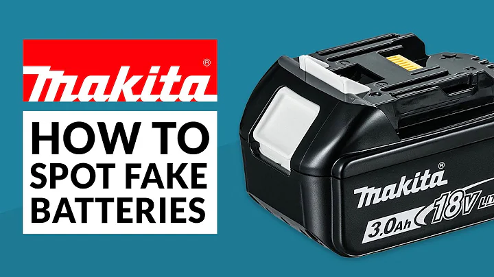 How to Spot a Fake Makita Battery. #fake #counterfeit #makita #makitapowertools #powertools #diy