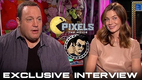 Michelle Monaghan and Kevin James Interview - Pixels (HD) 2015