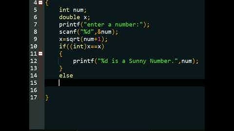 #C 6 To find Sunny number in C Programming | Computer Programming | #shorts #coding