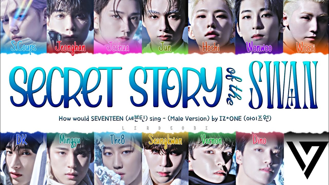 How would SEVENTEEN (세븐틴) sing (Secret Story of the Swan/환상동화) by IZ*ONE (아이즈원) (Color Coded Lyrics)