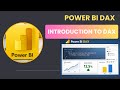 Introduction to DAX in Power BI | Beginner Guide to Data Analysis Expressions