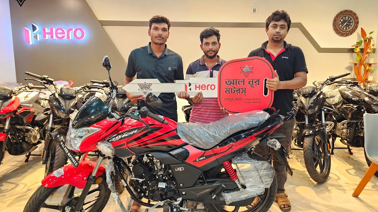 Hero Passion Xpro 110 Drum Edition Customer | AL Nur Motors | Sherpur-Bogura | 01712343579 