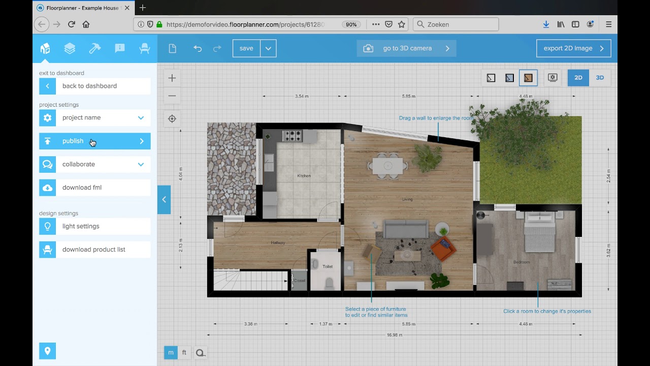 Floorplanner - 3D floor plan made with floorplanner.com