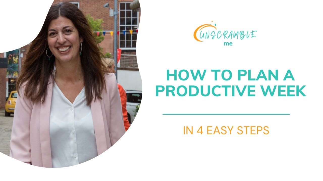 How to plan a productive week in 4 EASY STEPS - YouTube