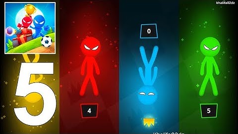 Stickman Party 2 3 4 Mini Games - Gameplay Walkthrough (Android) Part 5