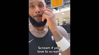 Lebron James, scream if you love screaming PART 2.