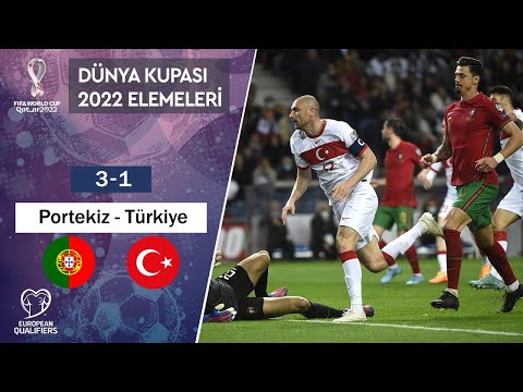 Portekiz 3-1 Türkiye | MAÇ ÖZETİ - Dünya Kupası Elemeleri Yarı Final 2022