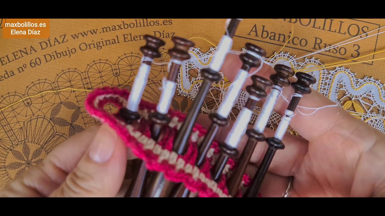 Encajes de Bolillos Rematar Guipur, con hilo mágico Pétalo Flor