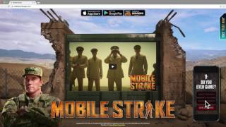 Mobile Strike Landing Page