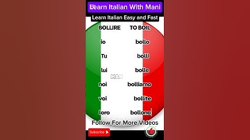 "Bollire" 🇮🇹 - Learn to say "To Boil" in Italian! #shorts #bollire #italianverbs #learnitalian