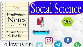 How To Download Class 9 Social Science (Hist., Civ, Geo, Eco)  HandWritten Notes Free PDF Download screenshot 4