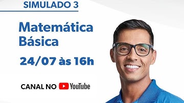 Simulado 3 - Matemática Básica | Descomplicando RLM com Waguinho.