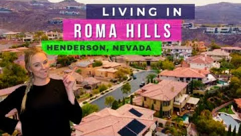 Roma Hills Henderson, NV Neighborhood Tour - Guard Gated Luxury Homes with Mountain Views