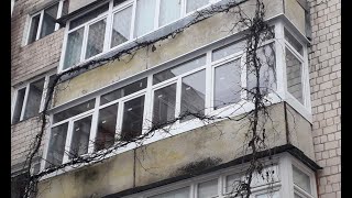 Балкон REHAU з енергоефективним склопакетом та німецькою фурнітурую (balcony is energy efficient)