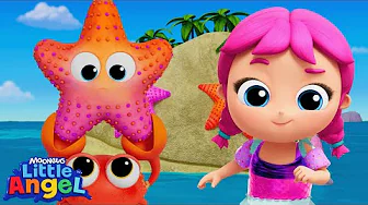 Twinkle, Twinkle, Little Mermaid | Little Angel | Moonbug Kids - Girl Power! 🌸🌺🌸