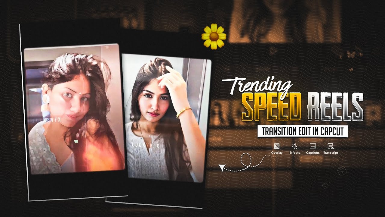 Trending Speed Reels Transition Edit In Capcut | Trending Fast Transition Reels Editing 🌼