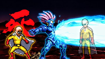 Boros V2 OP (all form) (New) VS Accurate Saitama OP in Jump Force Mugen