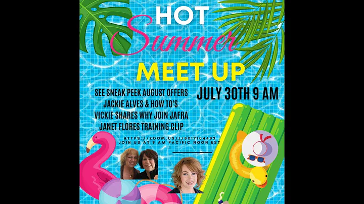 July 30 Vickie & Team meet up with Guests Jackie A...